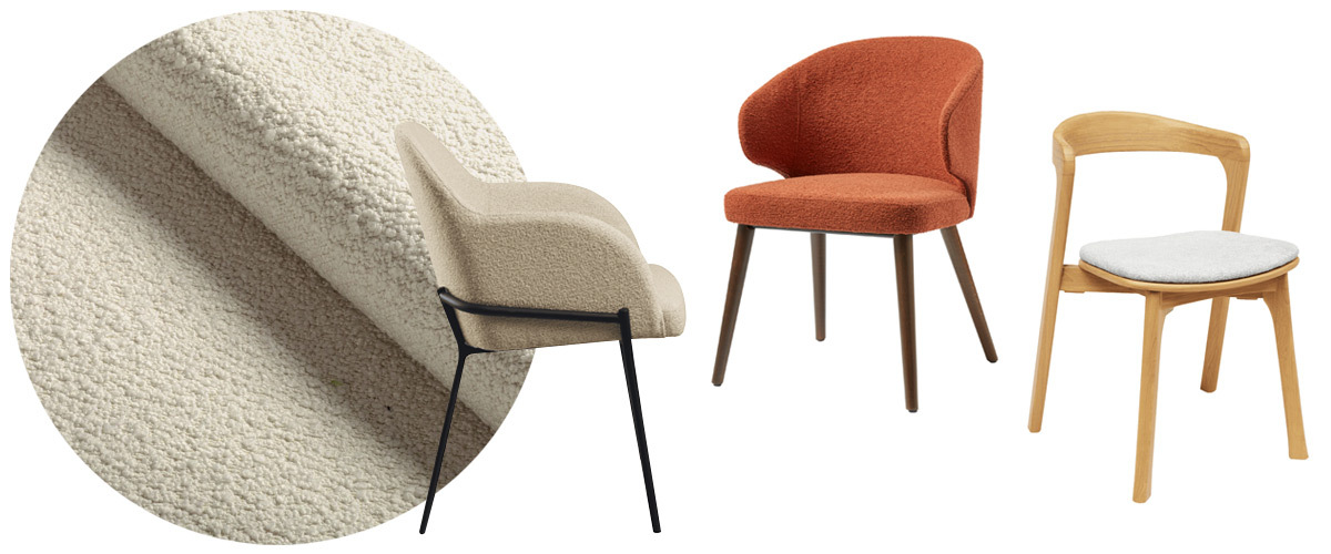 Commercial Boucle Seating