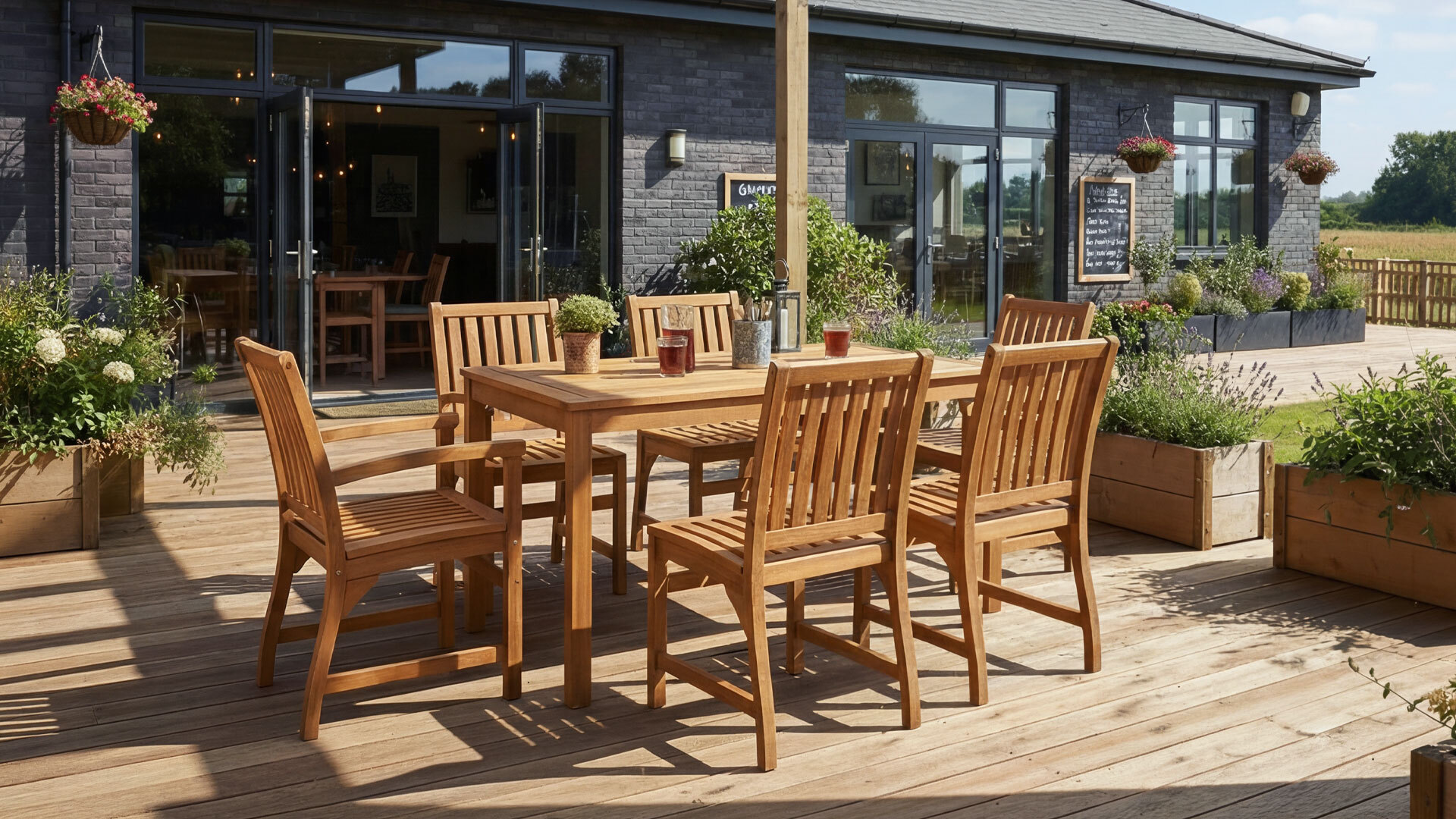 Burford Outdoor Commercial Wooden Furniture