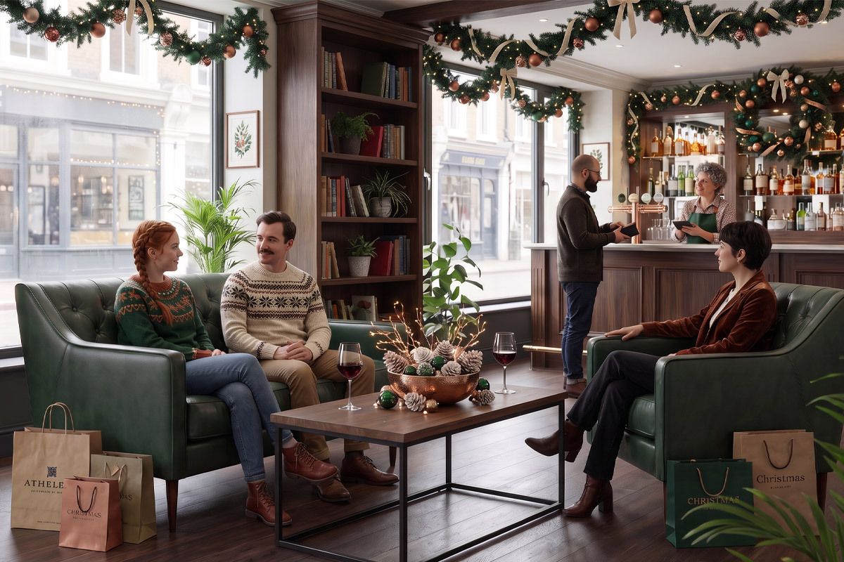 Festive Season in a Traditional Pub Festive Season in a Traditional Pub