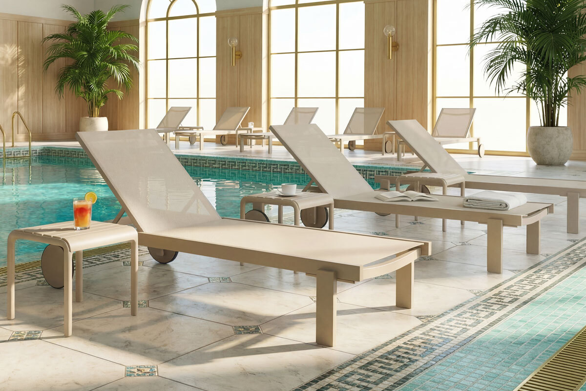 Casablanca Commercial Sun Lounger