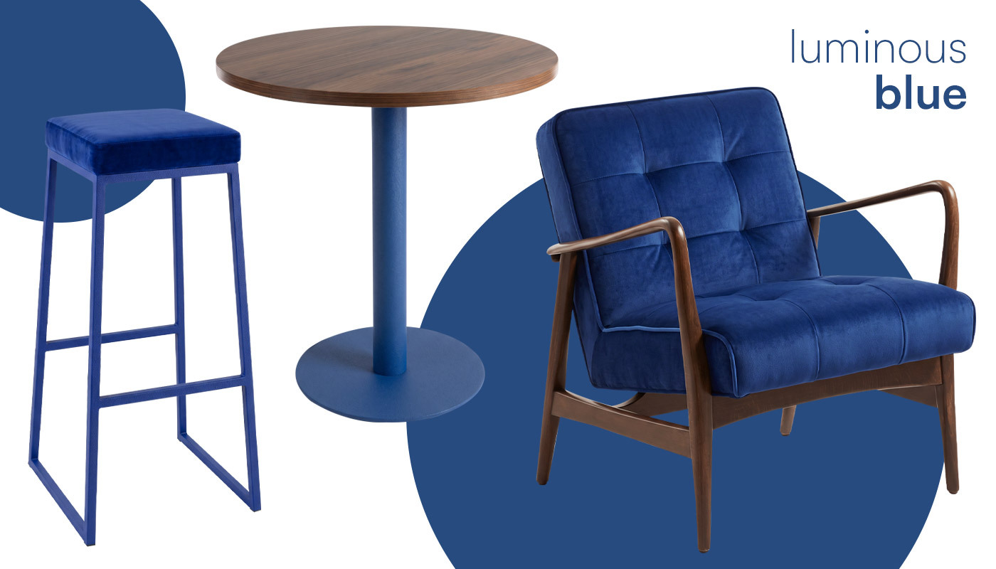 Luminous Blue Commercial Furniture from Eclipse Luminous Blue Commercial Furniture from Eclipse