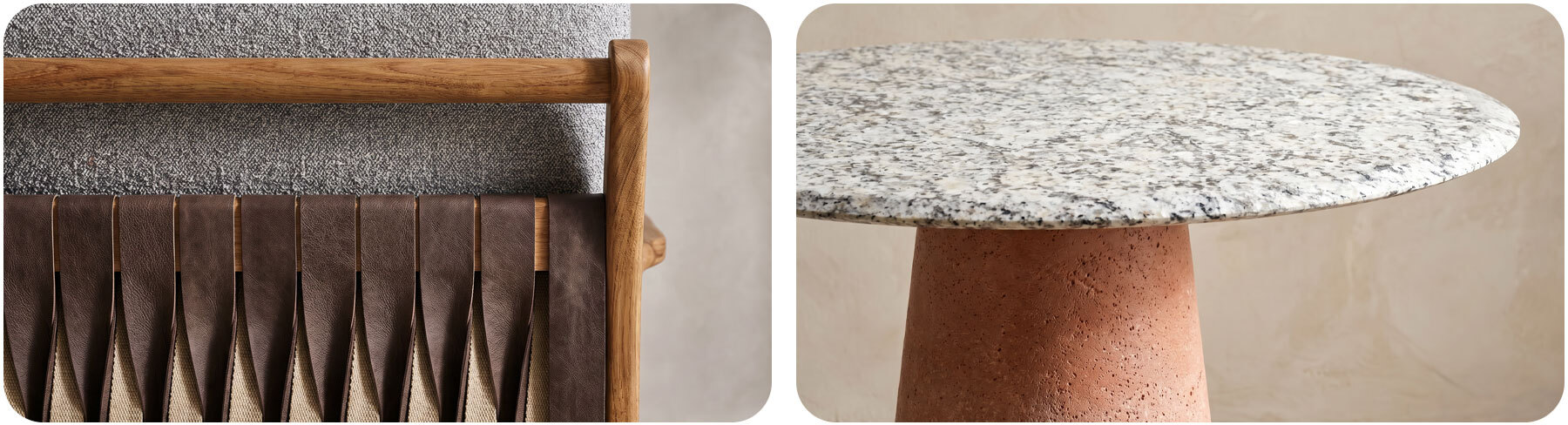 Mixed Materials Commercial Furniture Trend