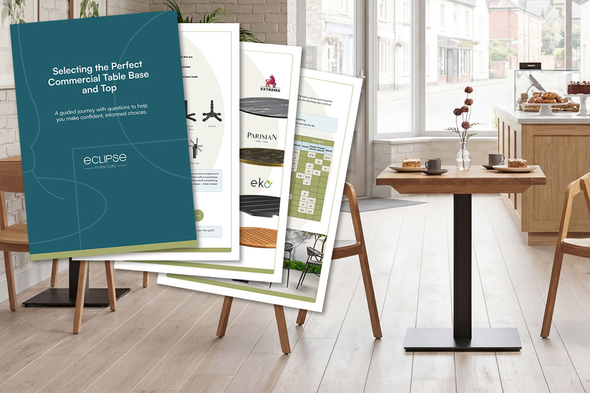 Commercial Table Top and Table Base Guide