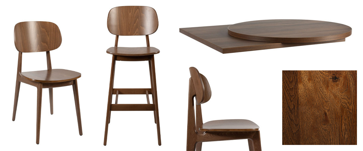 Commercial Furniture in Walnut Shades Commercial Furniture in Walnut Shades